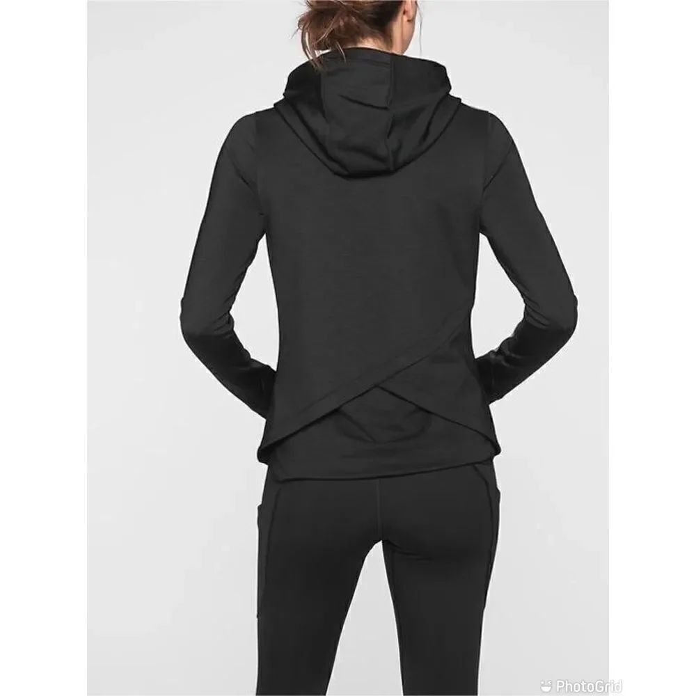 Athleta Bootcamp Hoodie in black